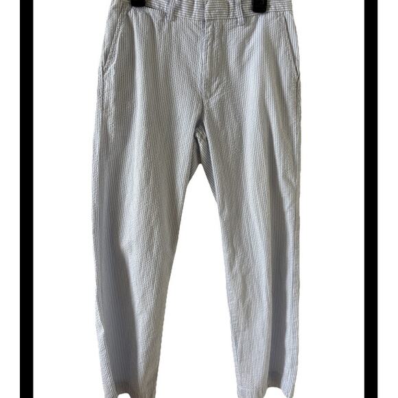 POLO RALPH LAUREN Seersucker Stripe Pants Boys Youth size 12 - Picture 1 of 5
